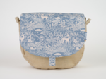 Rabat petite besace toile de biche
