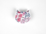 Barrette miaou rose grenadine