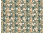 Coupon tissu 50 cm safari kaki