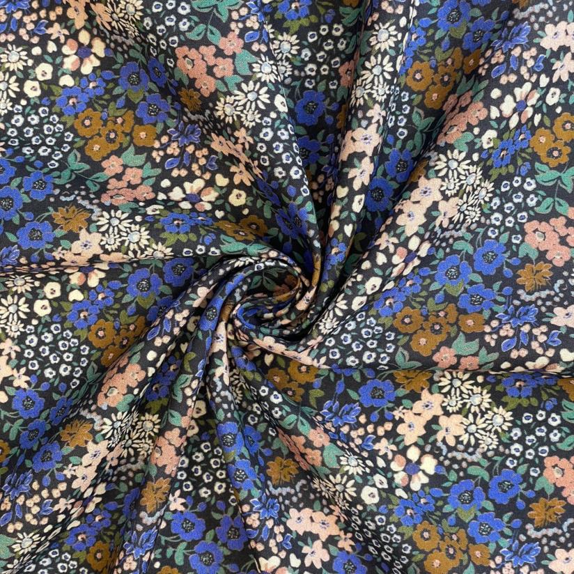 Tissu coton au mètre monet lilas