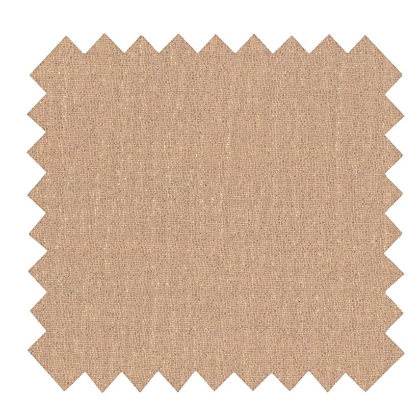 Tissu ex2361 double gaze pailletée camel