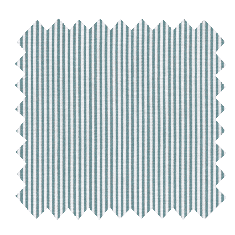 Tissu coton au mètre ex2223 mini rayures vertes