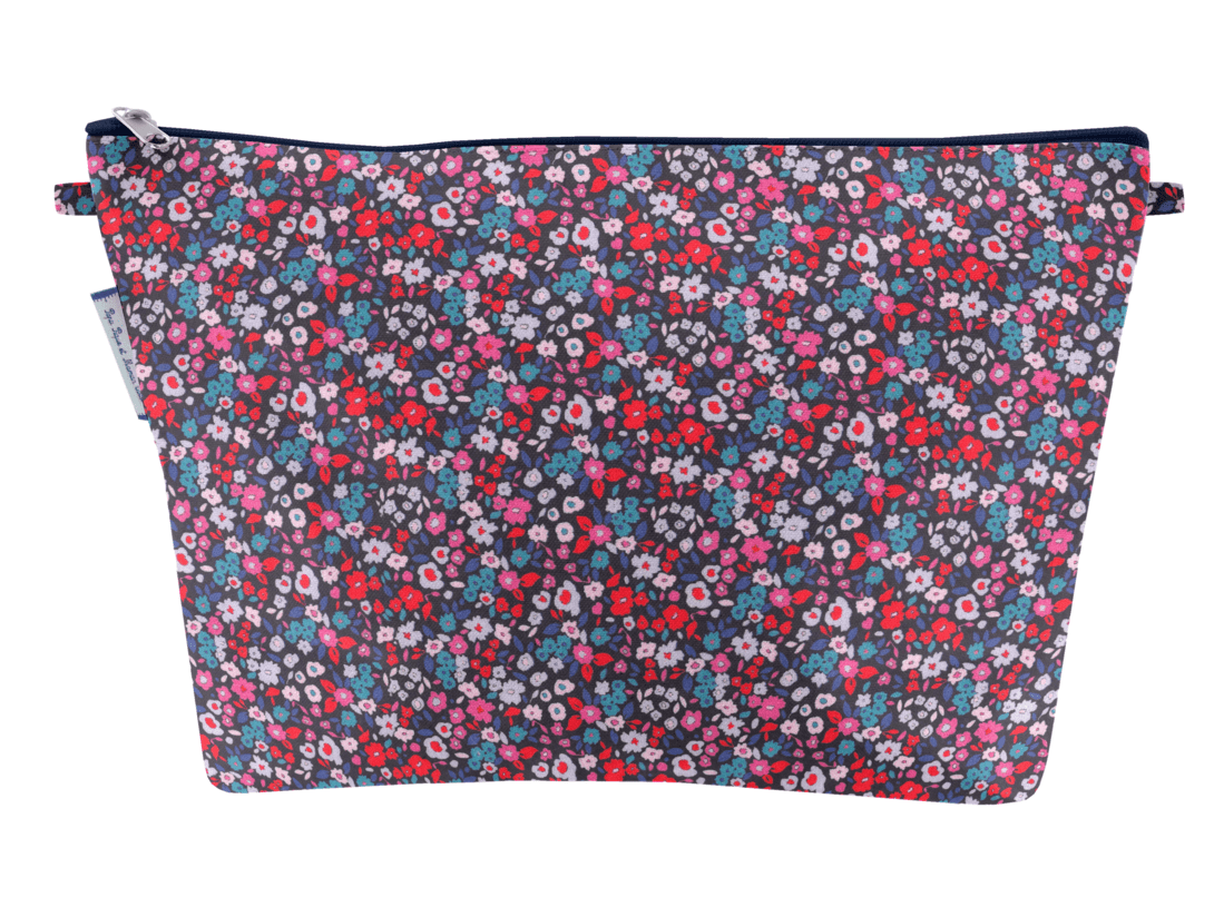 Vanity TROUSSE de toilette à suspendre Bleue Fleurie CATHERINE LANSFIELD AVON