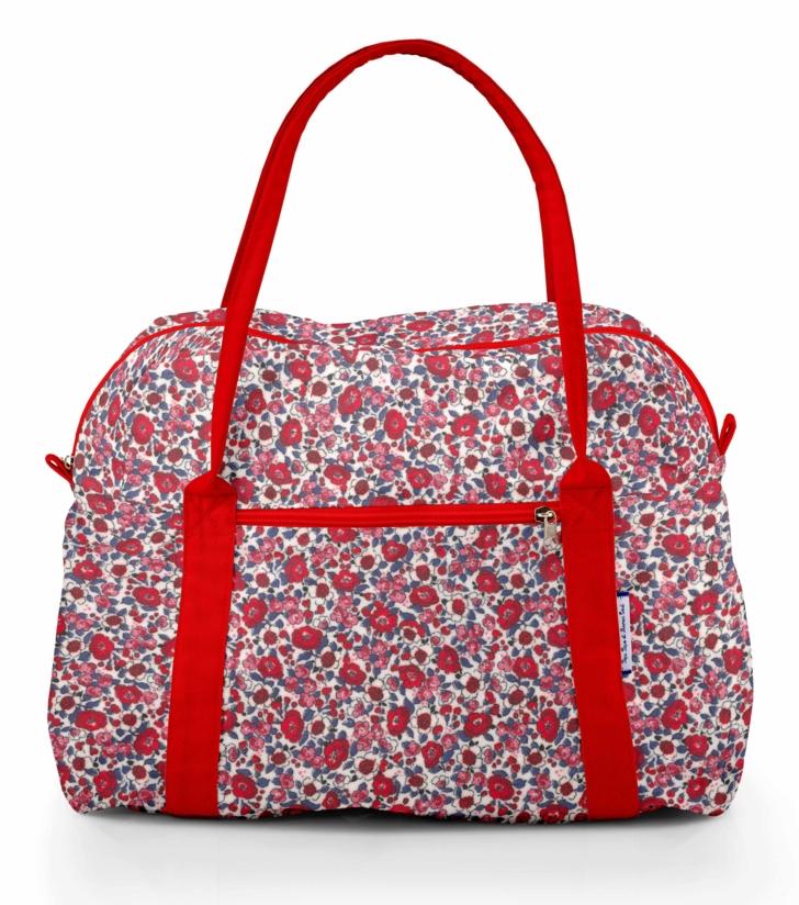 Sac bowling rouge corolle Papa Pique et Maman Coud