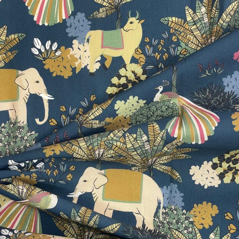 Tissu coton au mètre eden indien