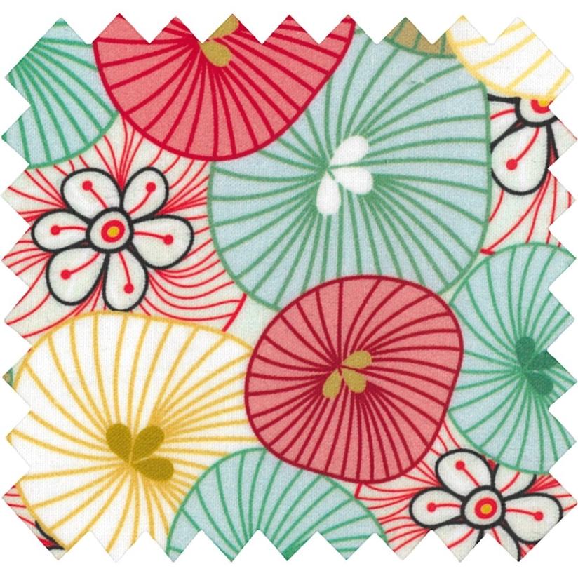 Tissu enduit  au mètre ombrelles