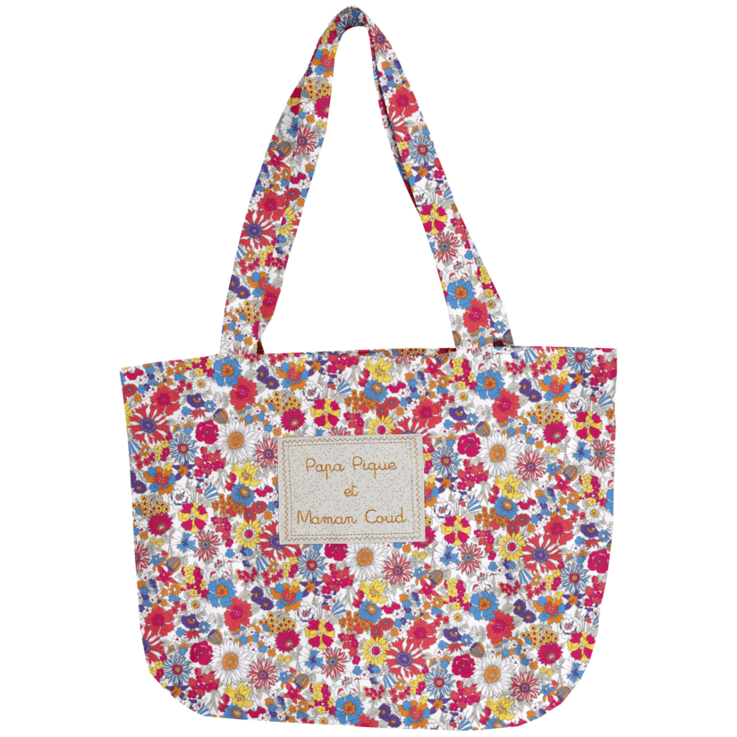Sac tote bag pliable tutti fleuri Papa Pique et Maman Coud — free download