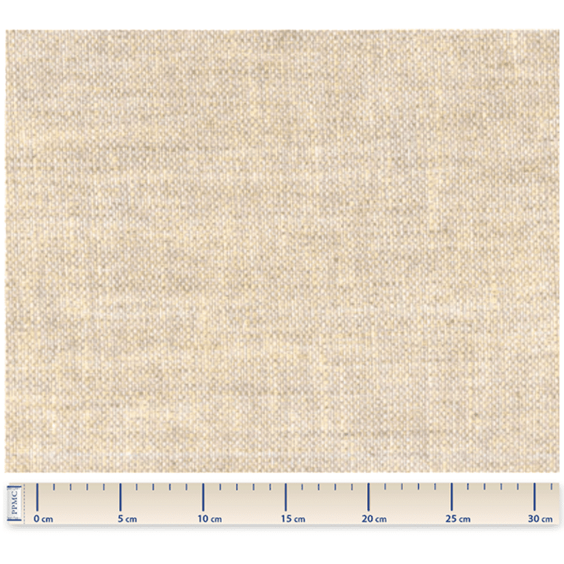Lot De 4 Carrés De Tissu (fat Quarters) En Lin Calicot Et Coton - Naturel, 45x75cm, Neuf Neotrims