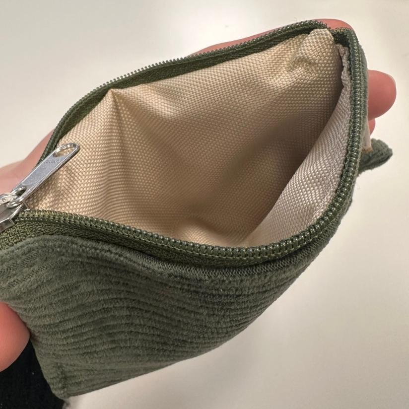 Aspire Lot de 12 Porte-Monnaie avec Mousqueton, Pochette à Fermeture Éclair en Toile de Coton Naturel 4-1/4 x 4-1/4 Pouces