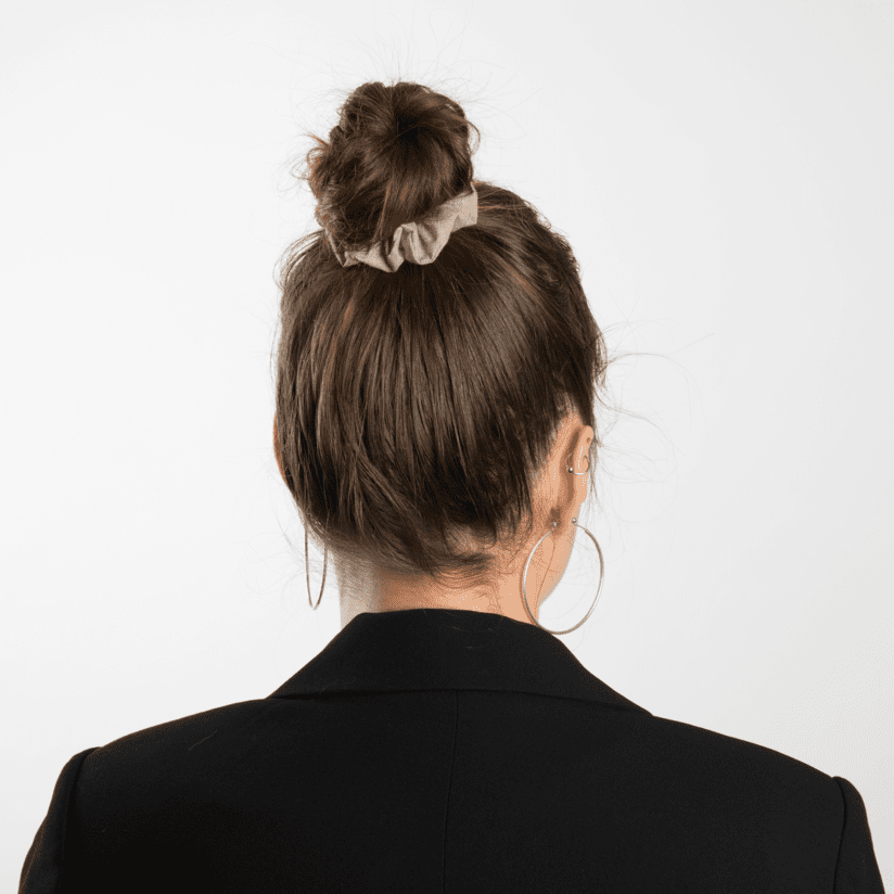 Chouchou/chignon Synthétique Couleur Châtain Doré Cuivré - Réf. 17 En 30, Neuf Avec étiquettes, Fait En France