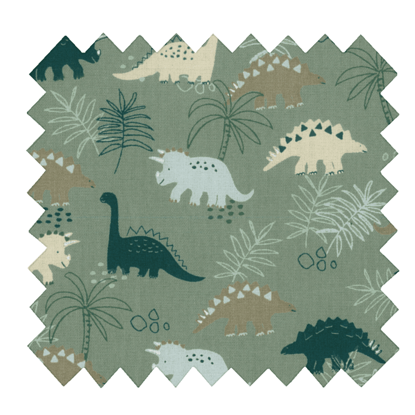 Tissu coton au mètre jurassic dino