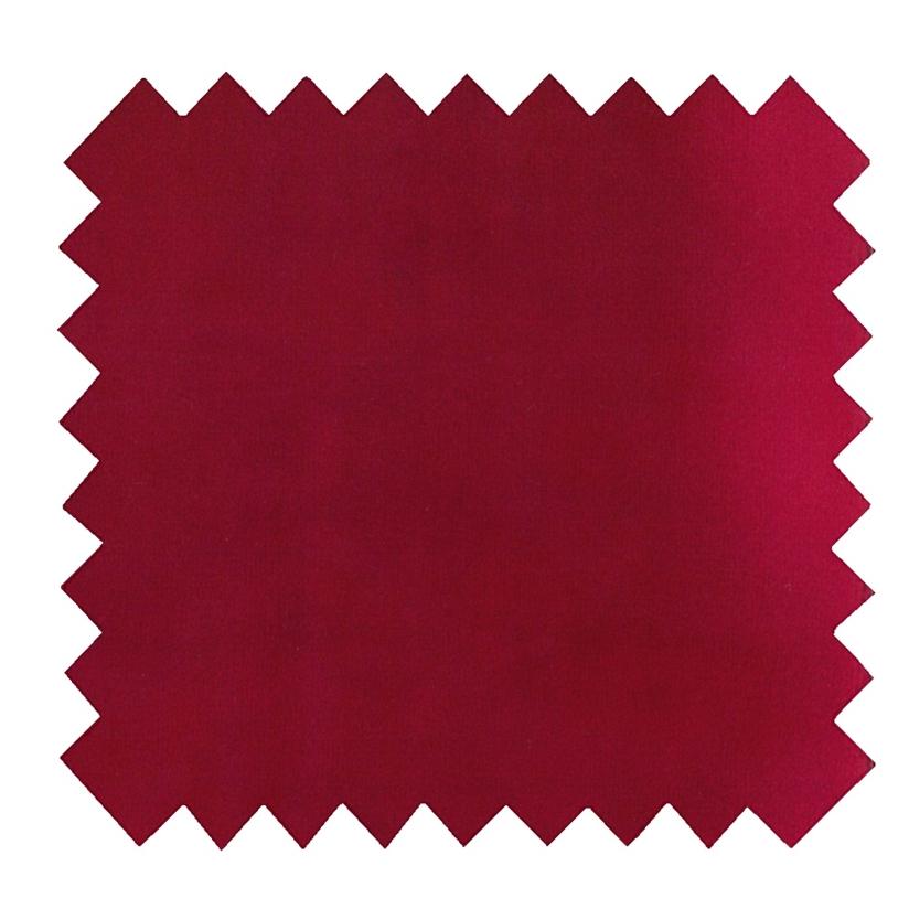 Tissu jersey  velours rouge