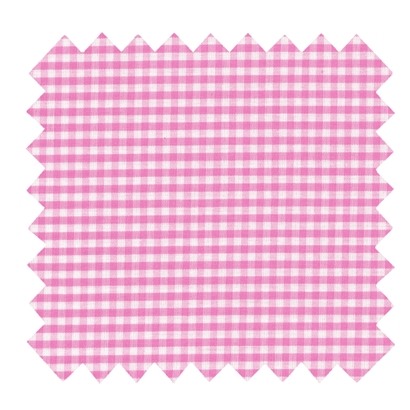 Tissu coton au mètre vichy fuchsia