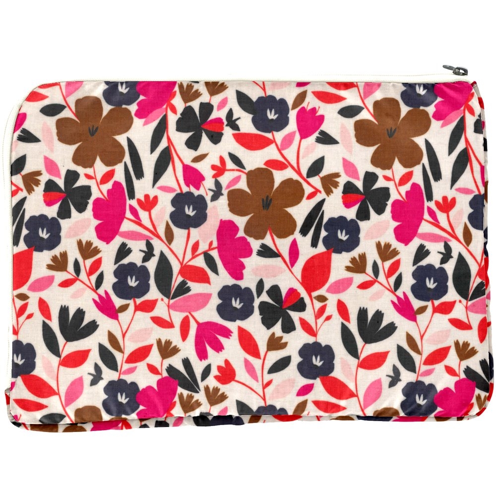 Pochette ordinateur 15 pouces champ floral