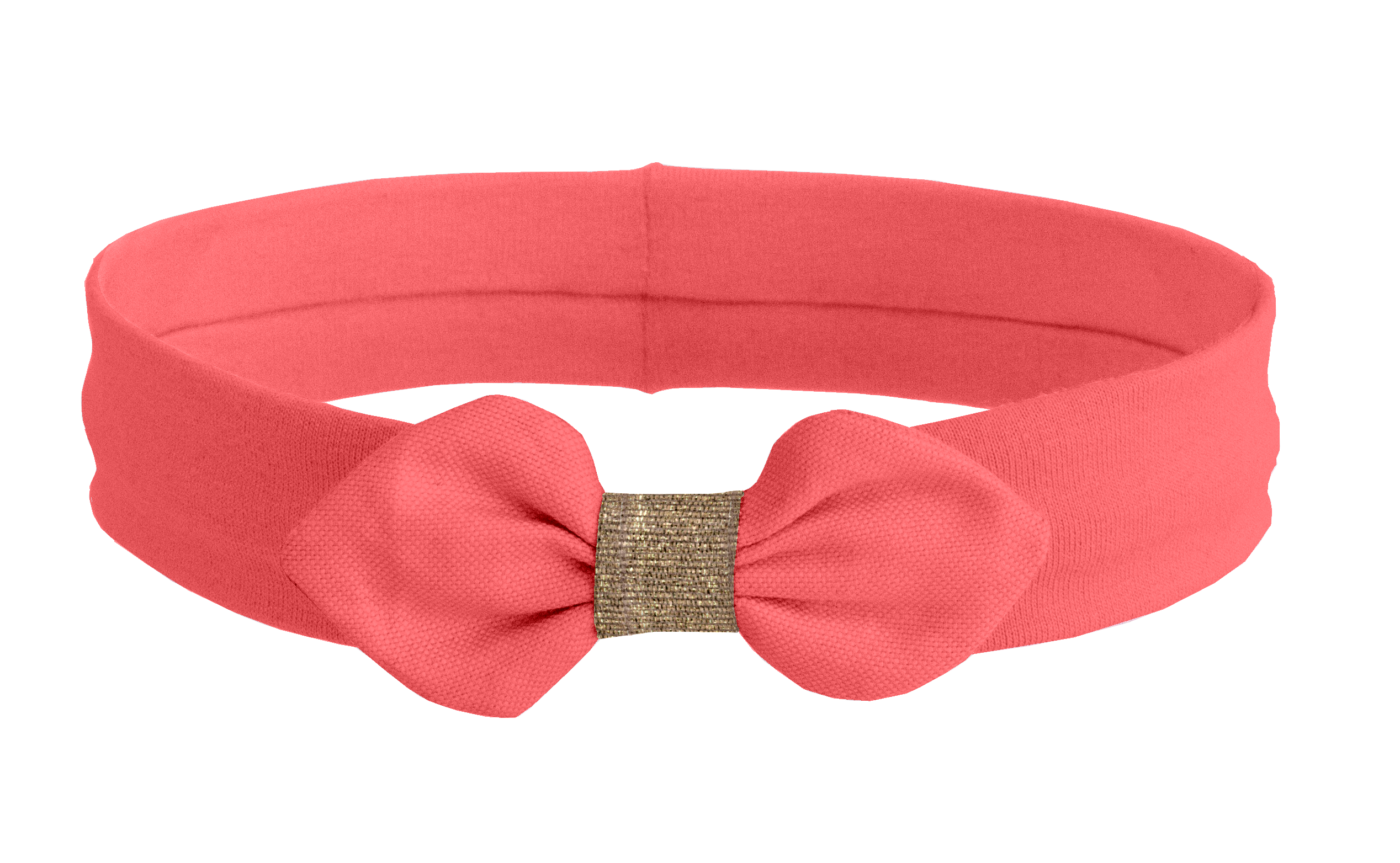 Bandeau maille nœud enfant fille