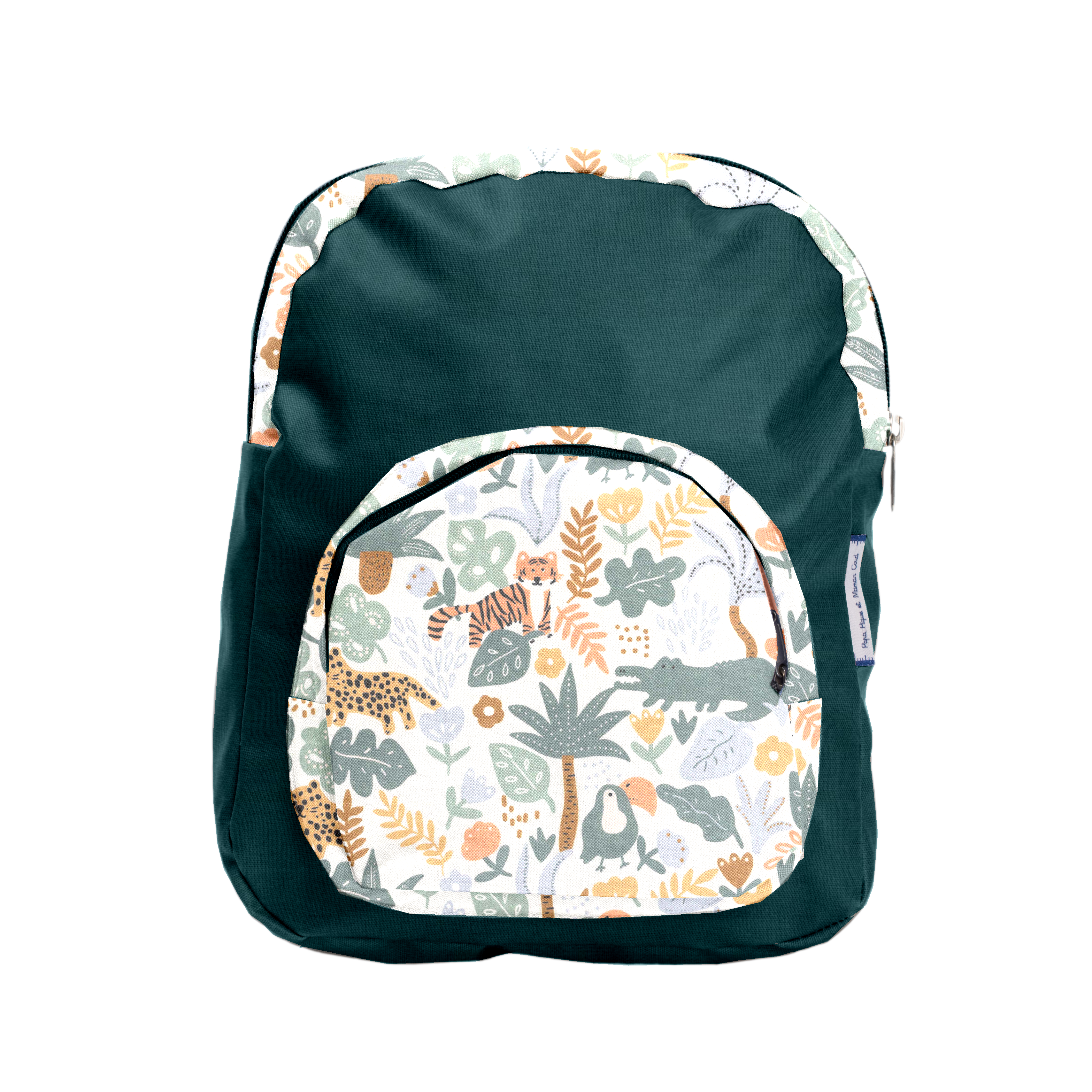 Sac à dos enfant personnalisable parfait pour le doudou et le goûter de la  maternelle jungle