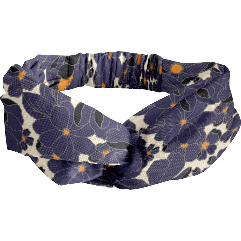 BANDEAU CHEVEUX CROISÉ femme, headband, noir et blanc,motifs