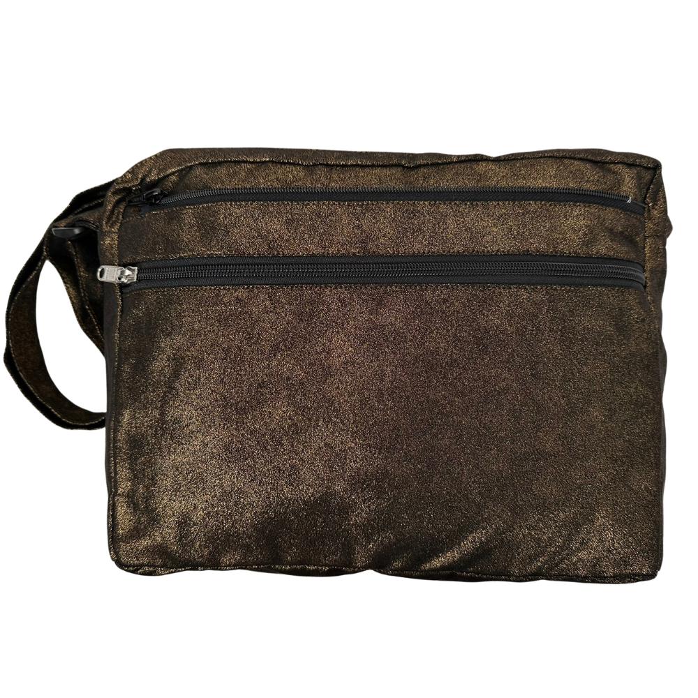 Base sac grande besace su dine paillet e or Papa Pique et Maman Coud
