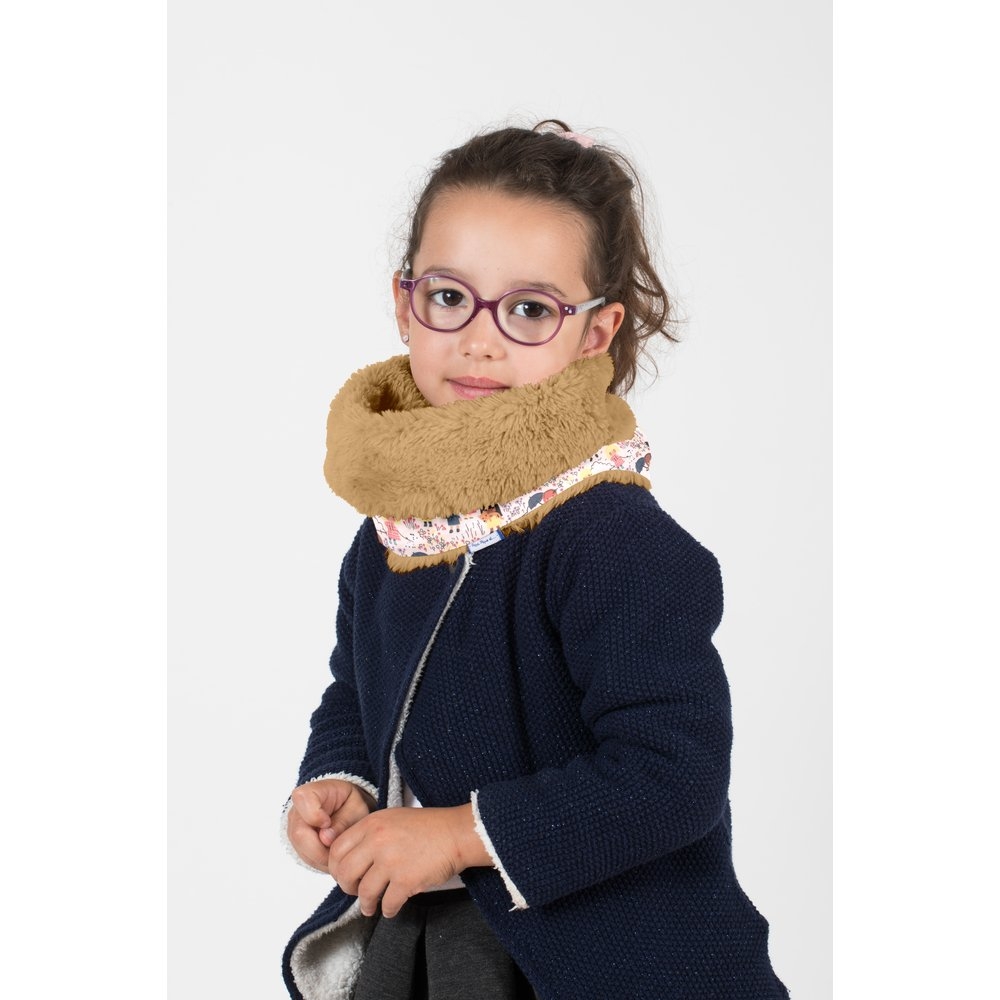 Snood écharpe tour de cou toute douce pour enfant