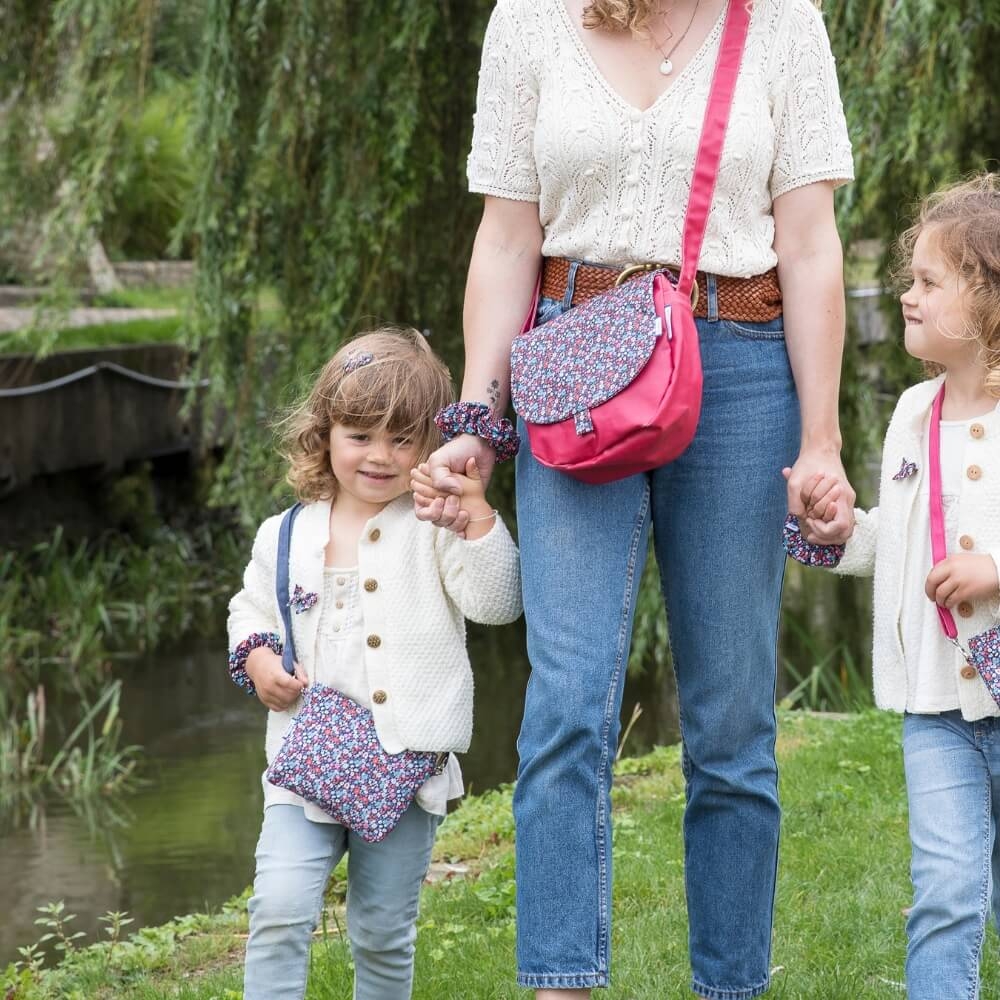 Chapeau Pluie Ajustable Femme T3 oiseau bandana - Papa Pique et Maman Coud