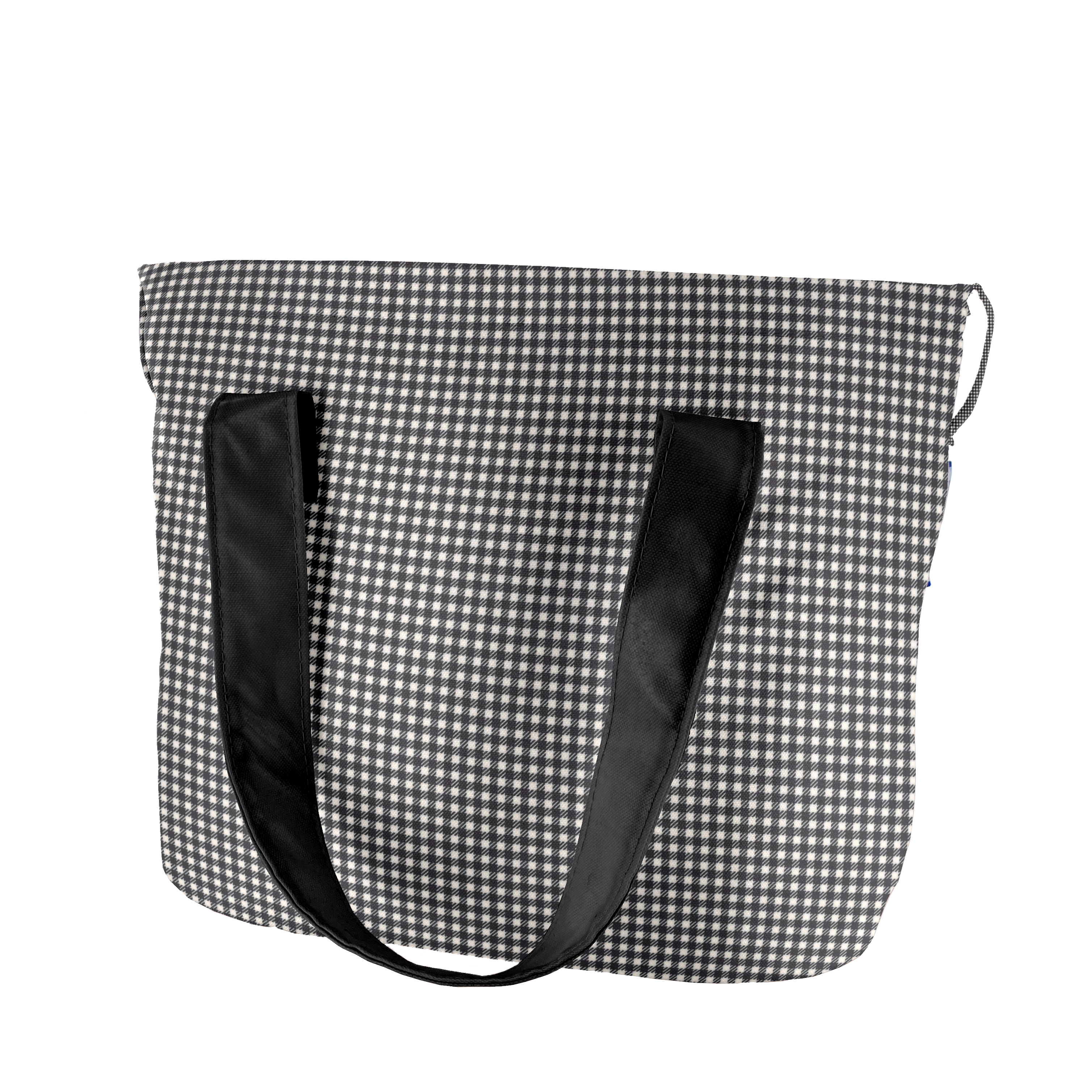 Sac Lunch Isotherme vichy noir - Papa Pique et Maman Coud