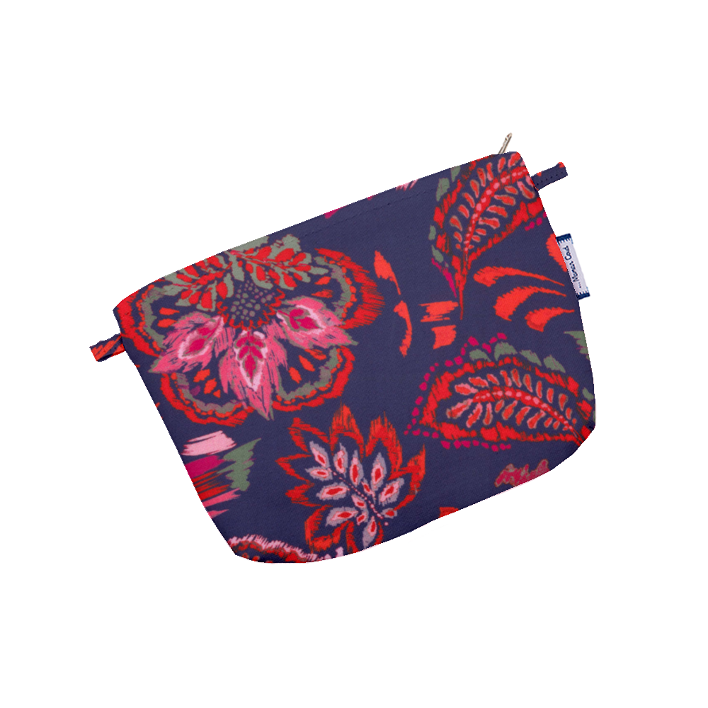 Mini pochette tissu purple d amour Papa Pique et Maman Coud