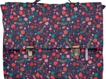 Cartable huppette fleurie