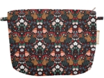 Pochette tissu casse noisette
