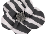 Petite Barrette Pétales de Fleur zèbre
