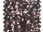 Tissu sequin sequins bronze