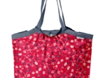 Sac cabas taille moyenne plissé hanami