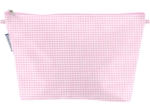 Trousse de toilette vichy rose