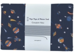 Coupon tissu 1 m cosmo