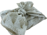 Furoshiki moyen 48 x 48 cm sapin blanc pailleté