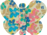 Barrette petit papillon pâquerette vintage