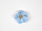 Mini Barrette Pétales de Fleur oxford ciel