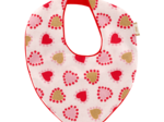Bavoir bandana petits coeurs