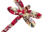 Barrette libellule coquelicot