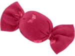 Petite barrette mini bonbon plumetis rose fuchsia