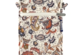 Pochette téléphone matelassée kashmir