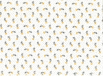 Coupon tissu 1 m champs de fleurs ex1054 