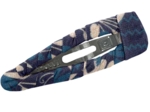 Barrette clic-clac tissu parade royale
