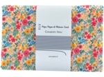 Coupon tissu 1 m fleuri coloré ex1049