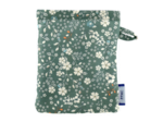 Mini-Gant Démaquillant fleuri kaki