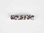 Barrette cheveux tressée leopard