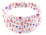 Bandeau fichu Enfant herbier rose