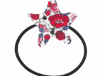 Elastique cheveux étoile rouge corolle