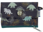 Mini pochette porte-monnaie jurassic dino marine