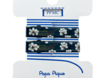 Petite barrette croco paradis bleu cr062