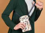 Pochette téléphone matelassée kashmir
